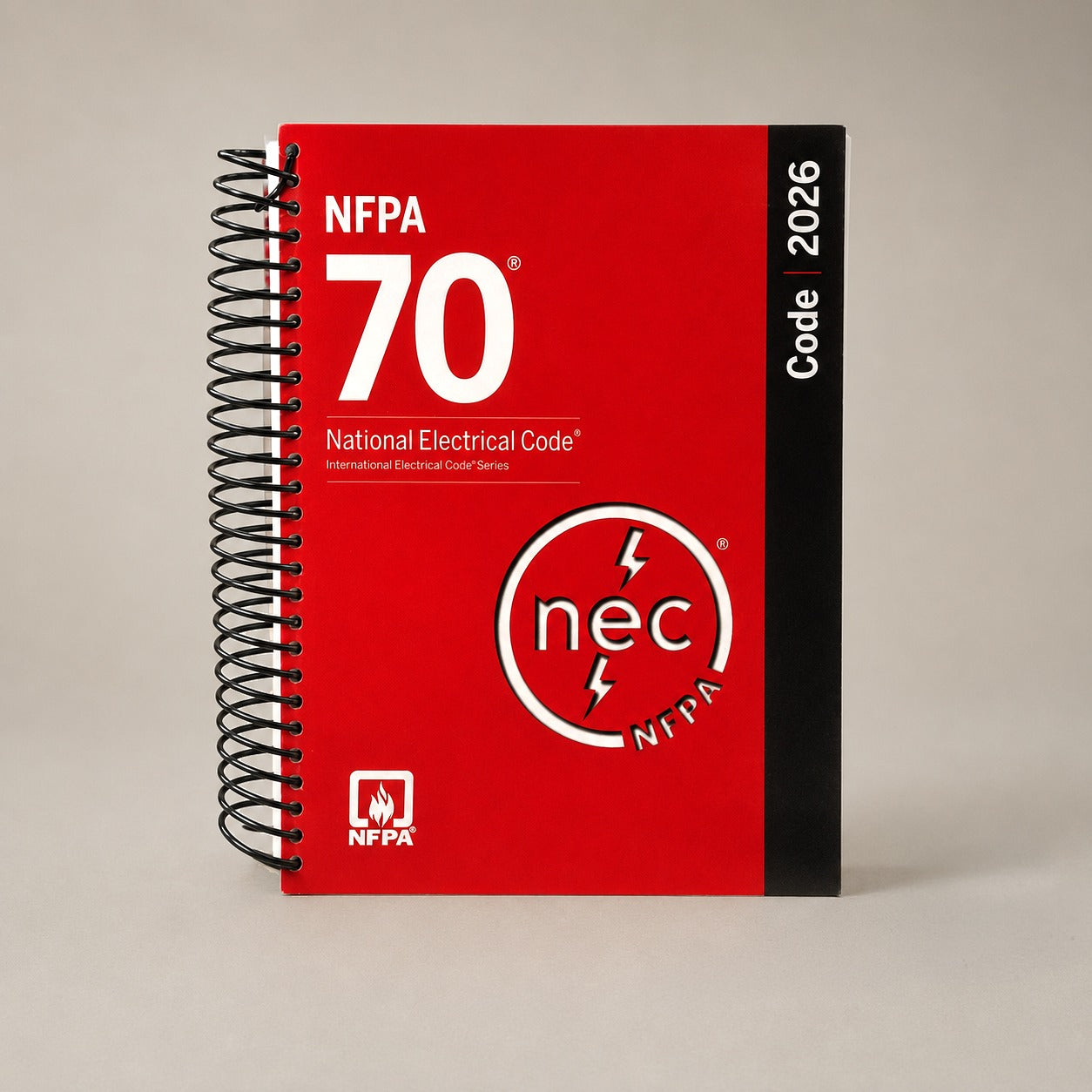 NEC 2026 Spiral-Bound (NFPA 70) Code Book | Books Harbour